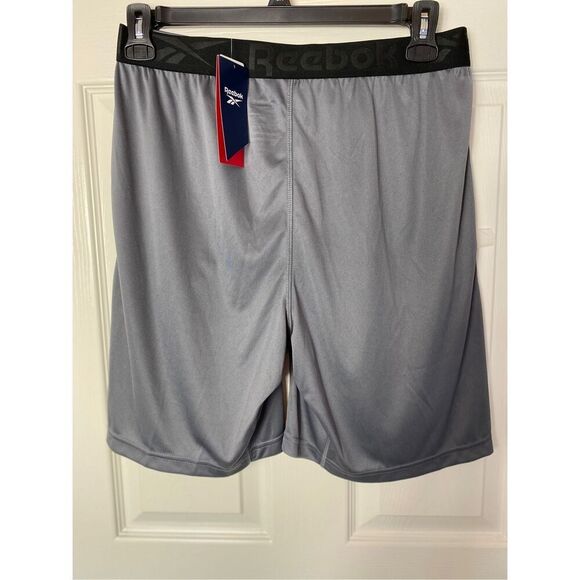 REEBOK BOYS Medium Speedwick Athletic Gray SHORTS - Picture 5 of 9